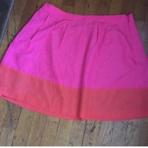 Pink and orange skirt